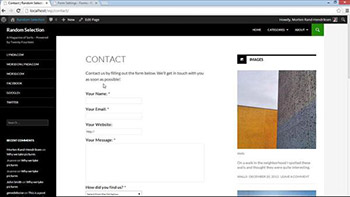 Lynda - WordPress Plugins - Contact Forms