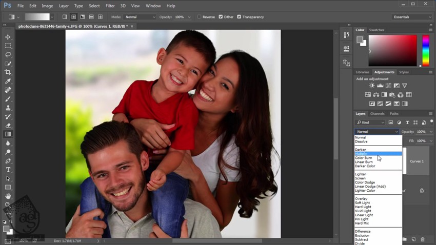 آموزش Photoshop : نحوه کار با Adjustment Layers