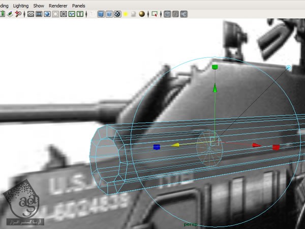 آموزش Maya : مدل سازی تانک جنگی – قسمت دوم