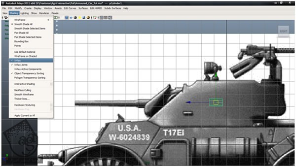 آموزش Maya : مدل سازی تانک جنگی – قسمت اول