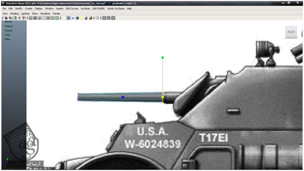 آموزش Maya : مدل سازی تانک جنگی – قسمت اول