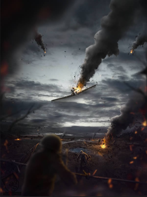 طراحی صحنه جنگ با استفاده از تصویر در Photoshop – قسمت دوم