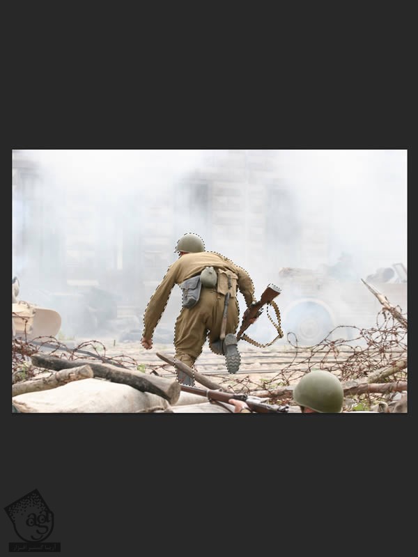 طراحی صحنه جنگ با استفاده از تصویر در Photoshop - قسمت اول