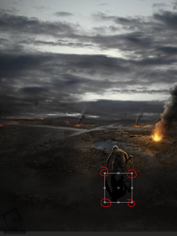 طراحی صحنه جنگ با استفاده از تصویر در Photoshop - قسمت اول