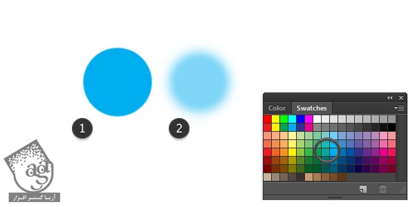 نحوه ادغام رنگ ها در نقاشی دیجیتال با استفاده از ابزار Brush