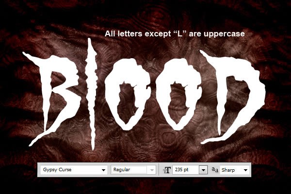 آموزش Photoshop : طراحی افکت متنی خون