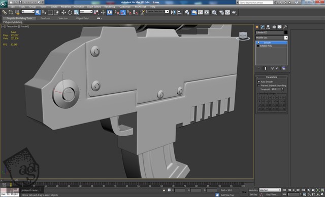 آموزش 3Ds Max : مدل سازی اسلحه مدرن – قسمت دوم