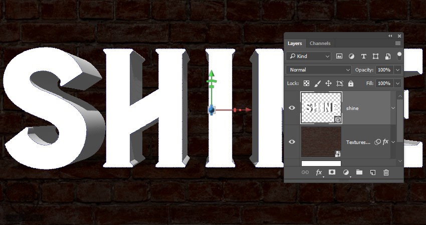 آموزش Photoshop : طراحی افکت متنی چراغ دار – قسمت اول