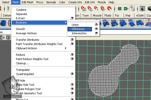 آموزش Maya : تبدیل لوگوی 2D وکتور به لوگوی 3D