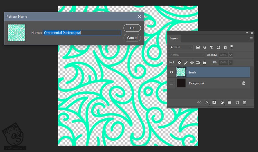 آموزش Photoshop : طراحی افکت متنی مزین – قسمت اول