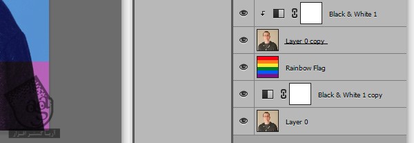 آموزش Photoshop : ایجاد Overlay رنگین کمان