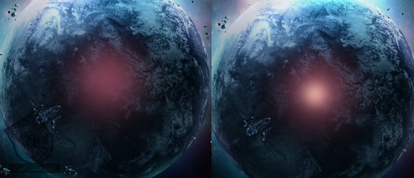 آموزش Photoshop : طراحی صحنه تخیلی بیرون سیاره ای – قسمت دوم
