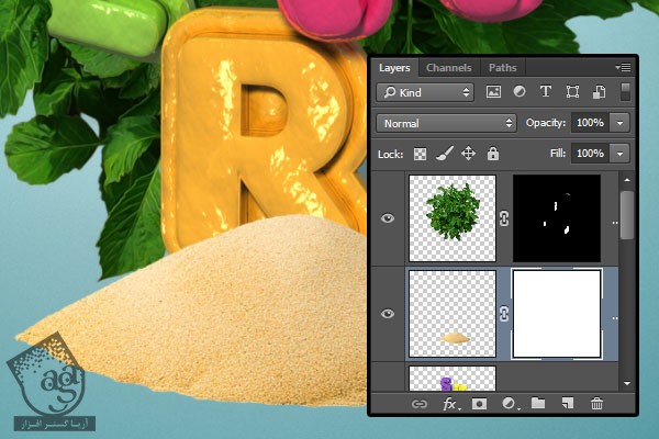 آموزش Photoshop : طراحی افکت متنی رنگی – قسمت دوم