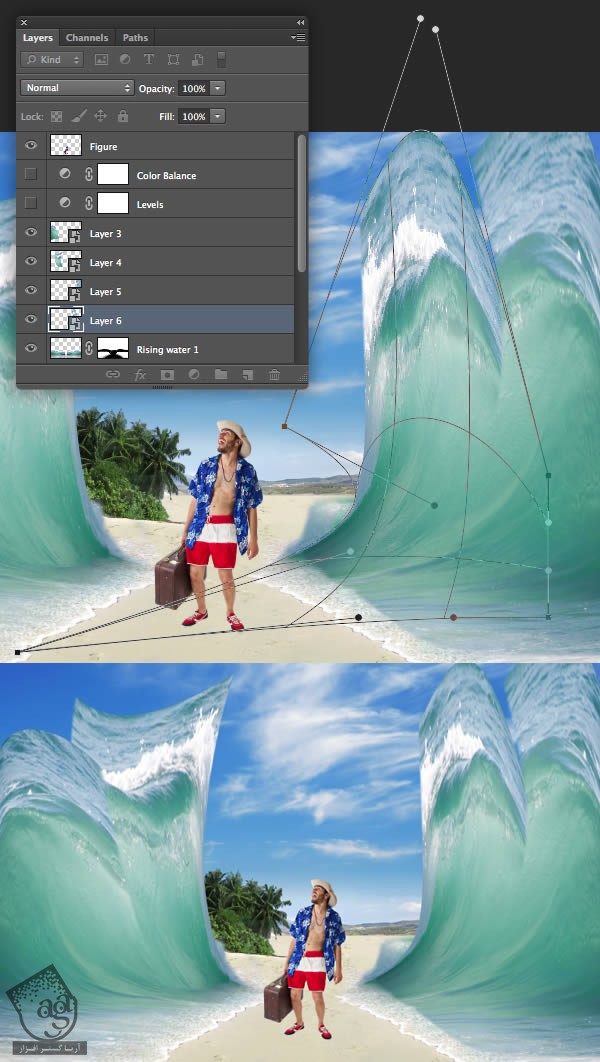 طراحی سورئال بخشی از دریا با Photoshop- قسمت اول