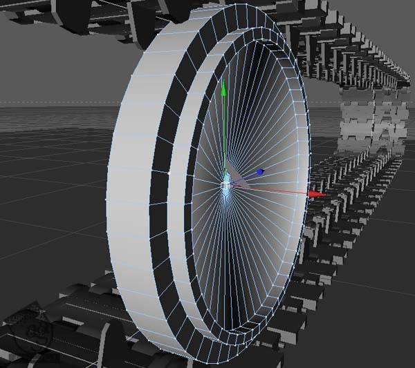 آموزش Cinema4D : طراحی چرخ های تانک با استفاده از Xpresso و Mograph