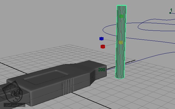 آموزش Maya : مدل سازی کابل USB – قسمت دوم