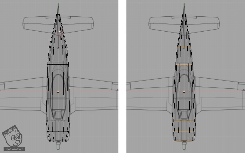 آموزش Blender : مدل سازی هواپیمای Low Poly برای بازی – قسمت اول