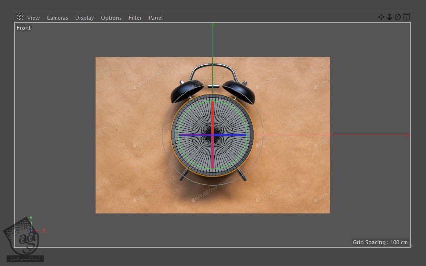 آموزش Cinema4D : مدل سازی ساعت زنگ دار – قسمت اول