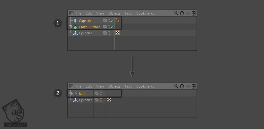 آموزش Cinema4D : مدل سازی ساعت زنگ دار – قسمت دوم