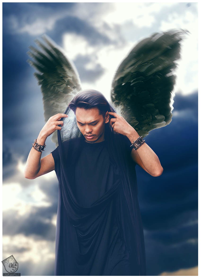 آموزش Photoshop : ویرایش تصویر فرشته – قسمت دوم