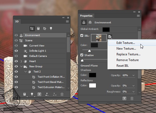 آموزش Photoshop : طراحی افکت متنی فلزی عتیقه – قسمت دوم