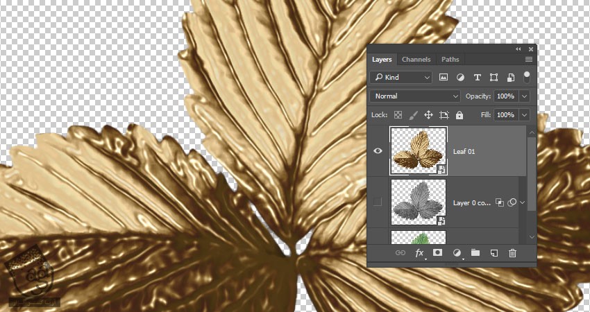 آموزش Photoshop : طراحی افکت متنی پاییز طلایی – قسمت دوم