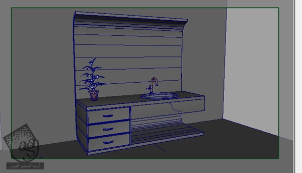 آموزش Maya : مدل سازی طراحی داخلی حمام – بخش دوم - قسمت اول