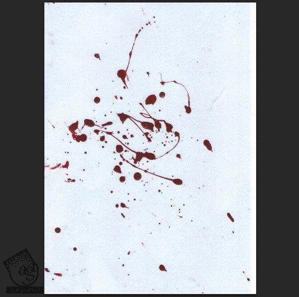 آموزش Photoshop : ایجاد قلموی Blood Spatter