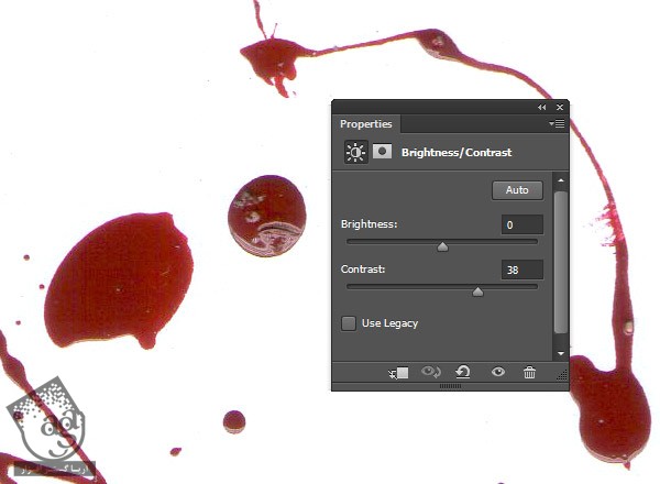 آموزش Photoshop : ایجاد قلموی Blood Spatter