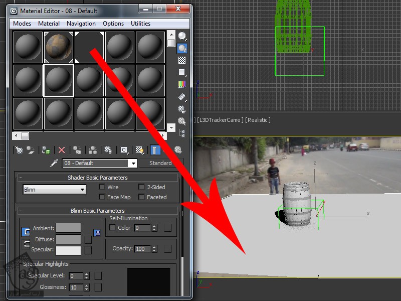 آموزش After Effects : نحوه 3D Camera Tracking در 3Ds Max
