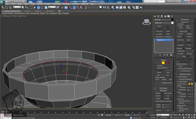 آموزش 3Ds Max : مدل سازی لوستر تزئینی High Poly – قسمت اول