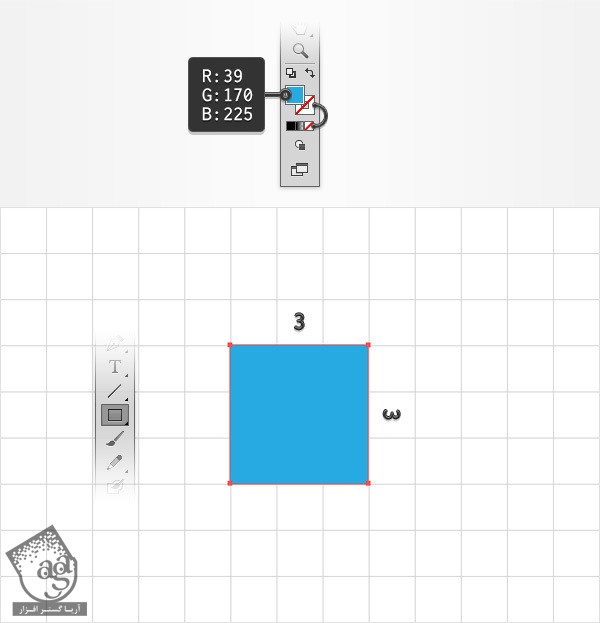 آموزش Illustrator : افکت متنی بتنی – قسمت اول