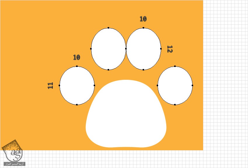 آموزش Illustrator : طراحی گربه بانمک – قسمت سوم