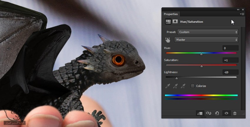 آموزش Photoshop : طراحی بچه اژدها از طریق دستکاری تصاویر – قسمت دوم