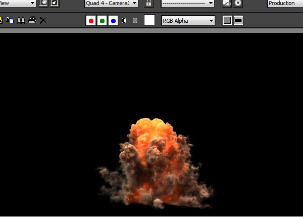 آموزش 3Ds Max : طراحی انفجار همراه با گرد و خاک