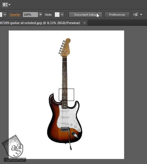 آموزش Photoshop : طراحی گیتار الکتریک – قسمت اول