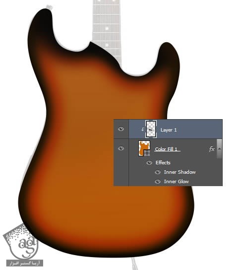 آموزش Photoshop : طراحی گیتار الکتریک – قسمت اول