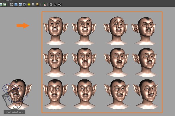 آموزش Maya : ریگینگ چهره کاراکتر انسان – قسمت چهارم