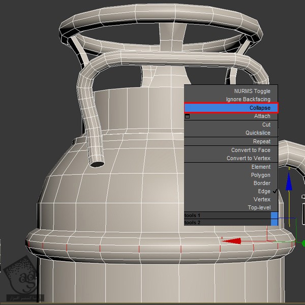 آموزش 3Ds Max : مدل سازی کپسول آتشنشانی – قسمت سوم