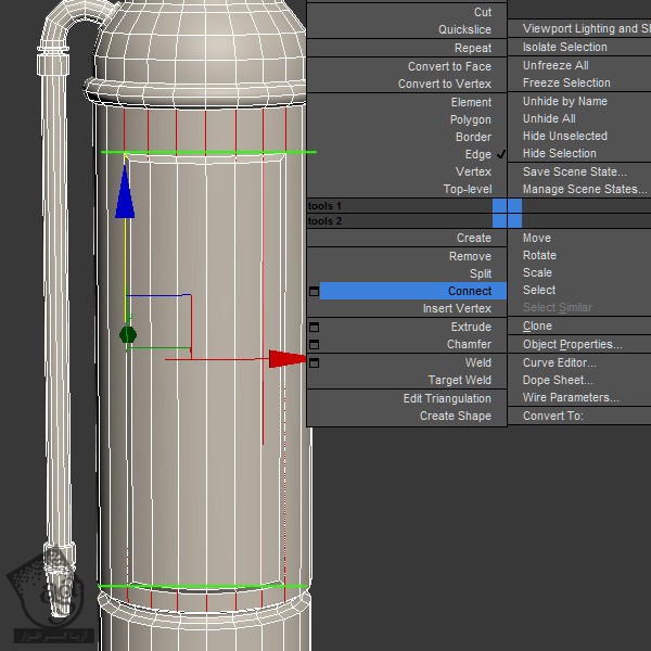 آموزش 3Ds Max : مدل سازی کپسول آتشنشانی – قسمت چهارم