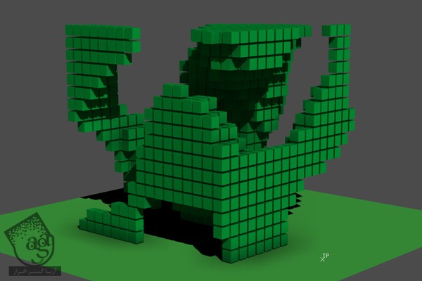 آموزش 3Ds Max : درست کردن مکعب چهارخانه با استفاده از Thinking Particles