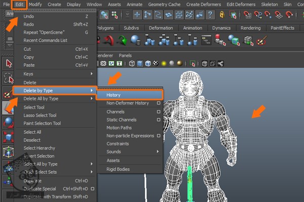 آموزش Maya : طراحی کاراکتر He-Man– قسمت هجدهم