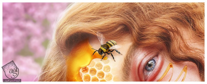 آموزش Photoshop : طراحی تم کندوی زنبور عسل – قسمت سوم