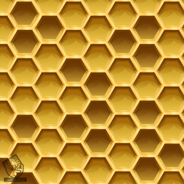 آموزش Illustrator : طراحی الگوی کندوی زنبور عسل