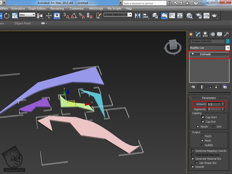 آموزش 3Ds Max : طراحی صحنه تخریب کلبه