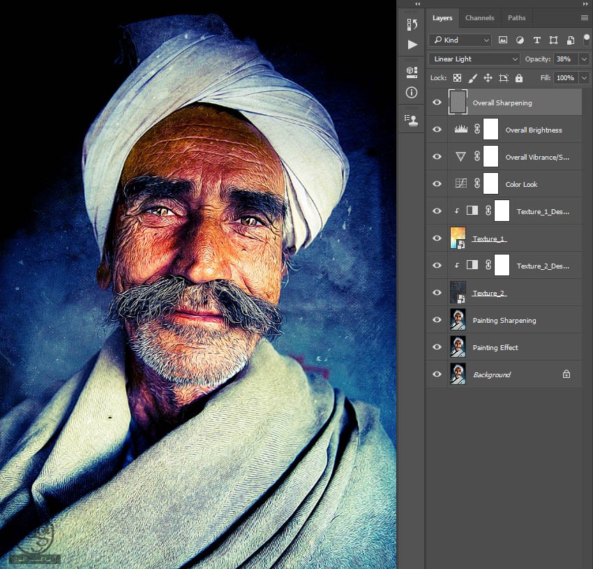آموزش Photoshop : تبدیل عکس به نقاشی