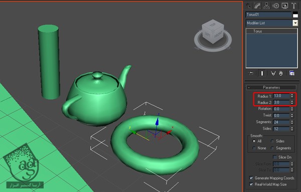 آموزش 3Ds Max : نحوه طراحی مهر با استفاده از پلاگین Thinking Particles 3