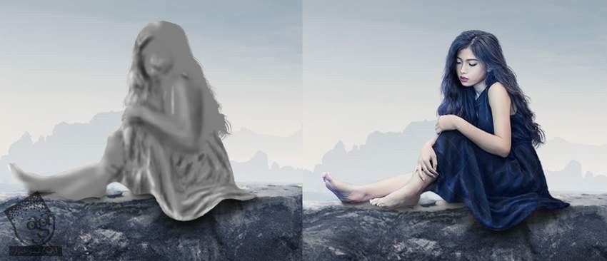آموزش Photoshop : ویرایش تصویر عروس دریایی – قسمت دوم
