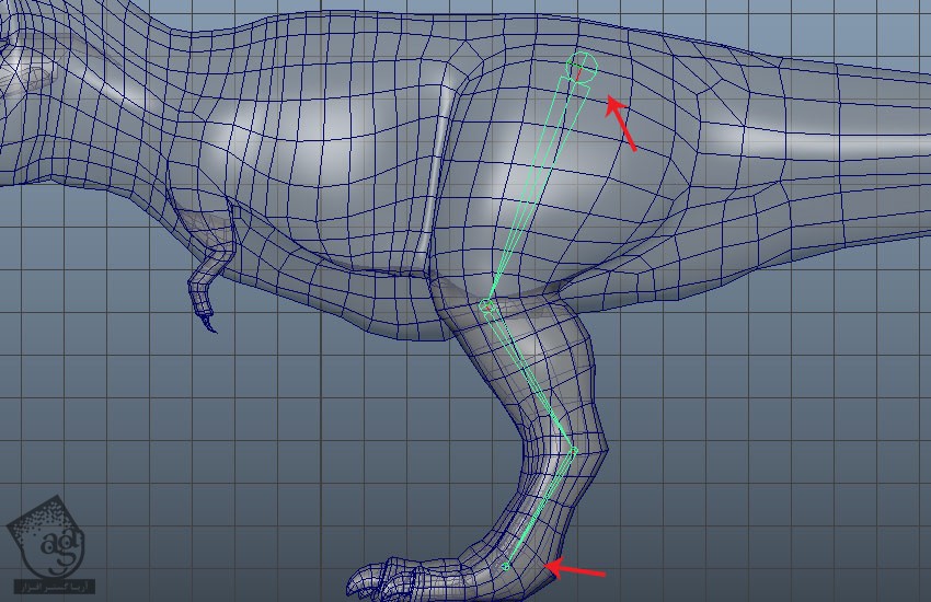 آموزش Maya : مدل سازی دایناسور دنیای ژوراسیک – قسمت پانزدهم