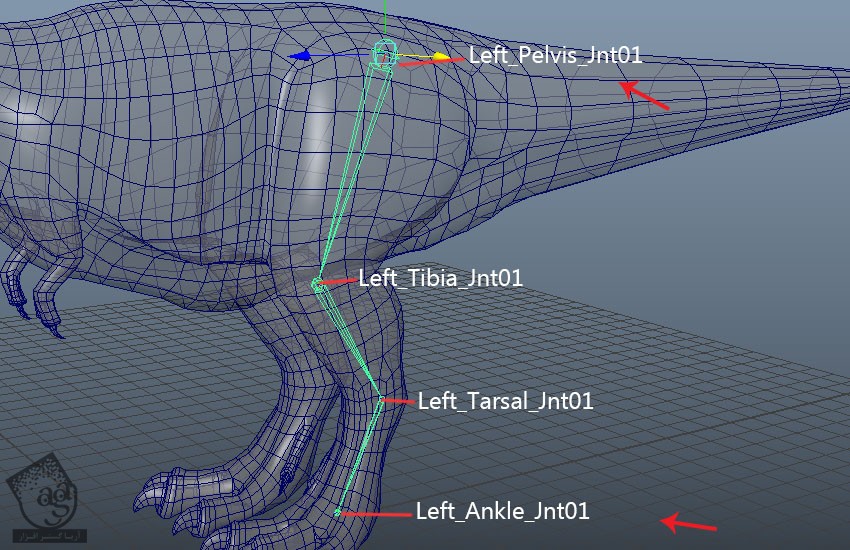 آموزش Maya : مدل سازی دایناسور دنیای ژوراسیک – قسمت پانزدهم